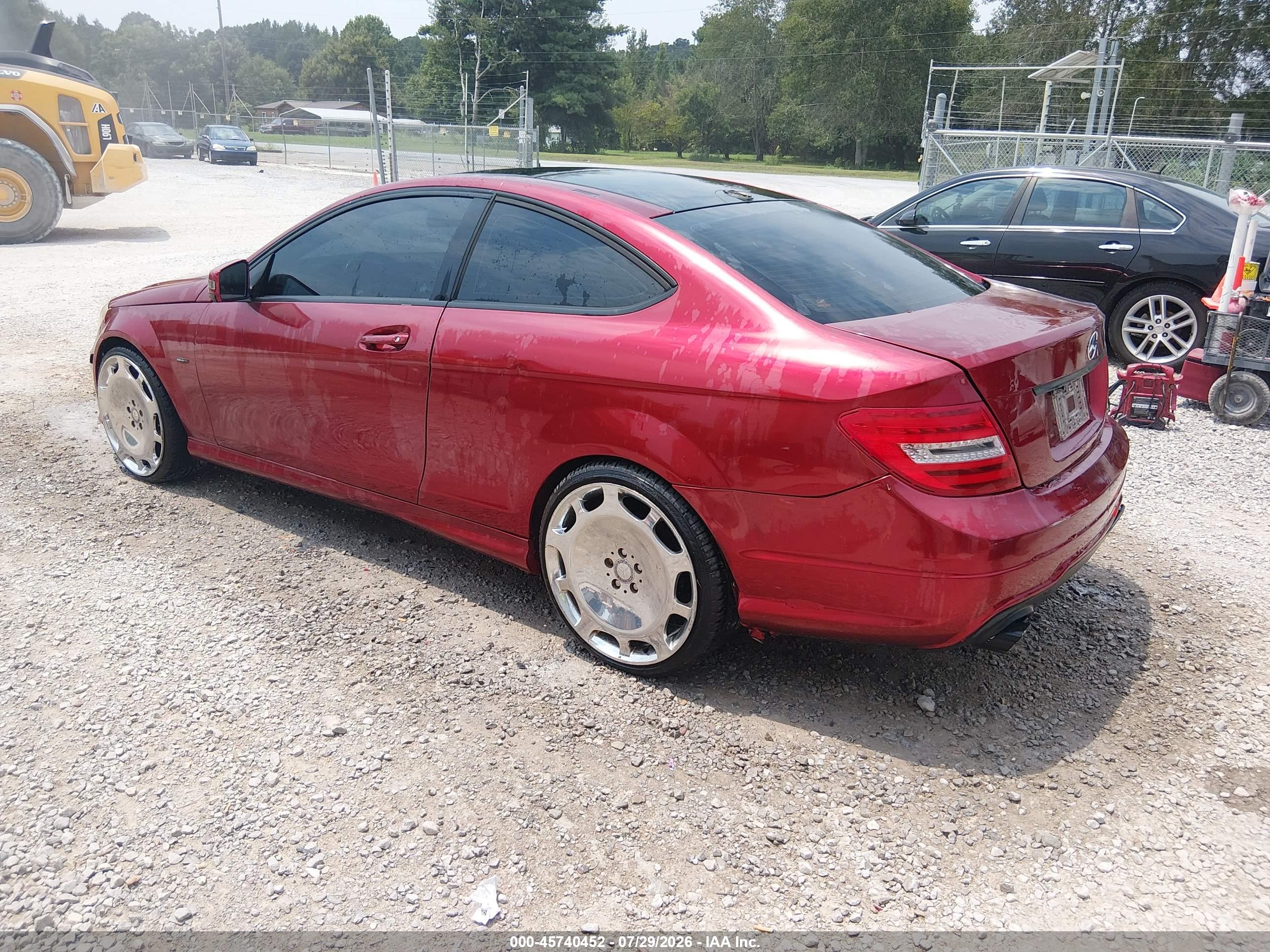 2012 MERCEDES-BENZ C 250 C250