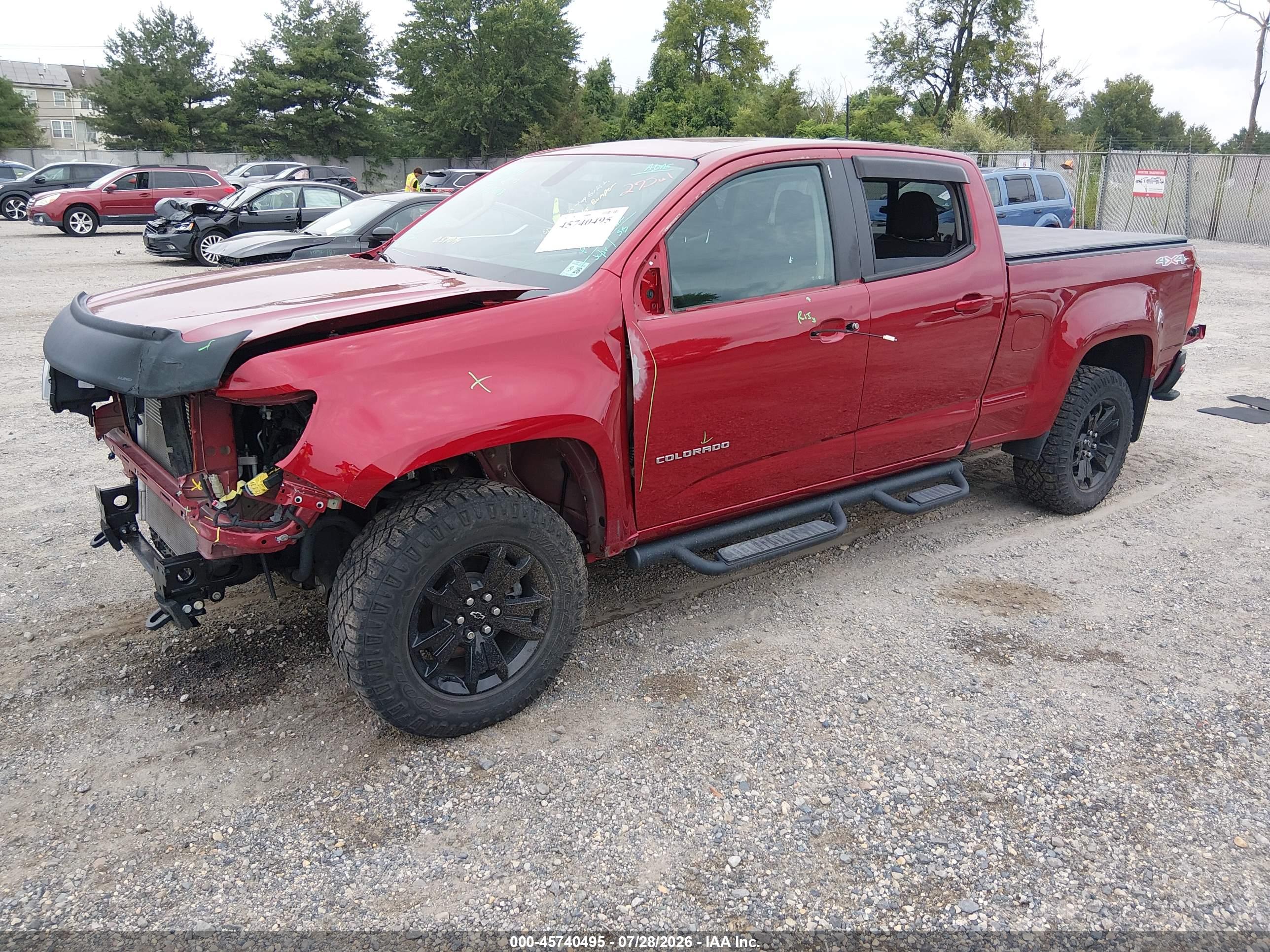 2021 CHEVROLET COLORADO 4WD  LONG BOX LT — I2