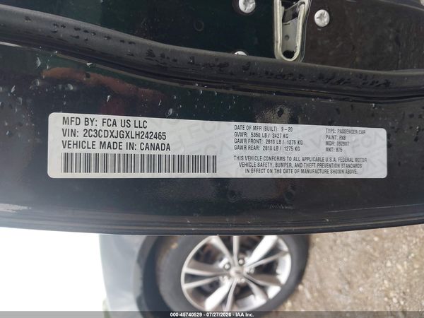 2020 DODGE CHARGER SXT AWD