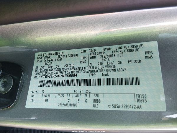 2024 FORD F-150 XLT