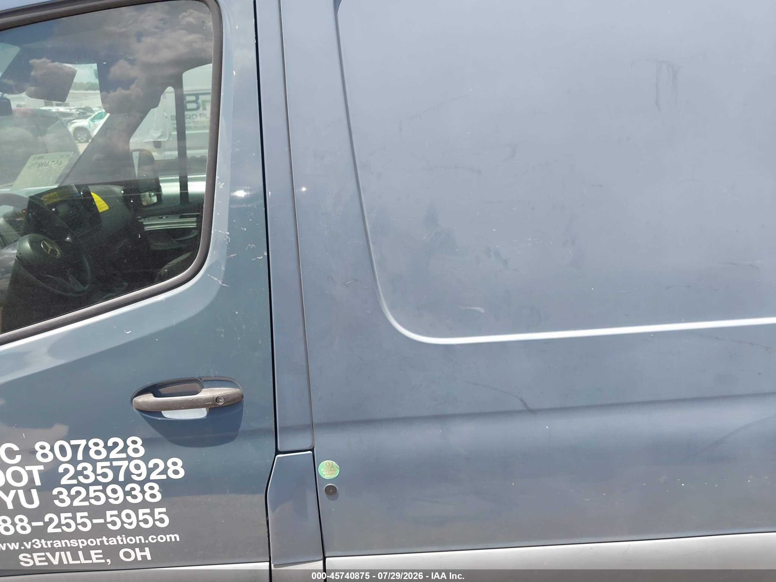 2019 MERCEDES-BENZ SPRINTER 2500 HIGH ROOF V6