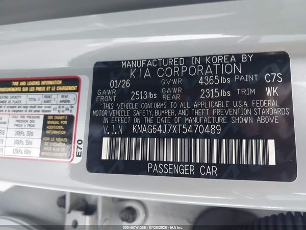 2026 KIA K5 GT-LINE FWD