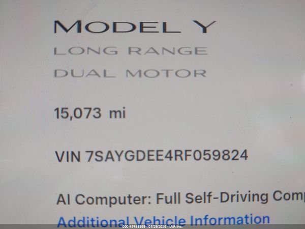 2024 TESLA MODEL Y