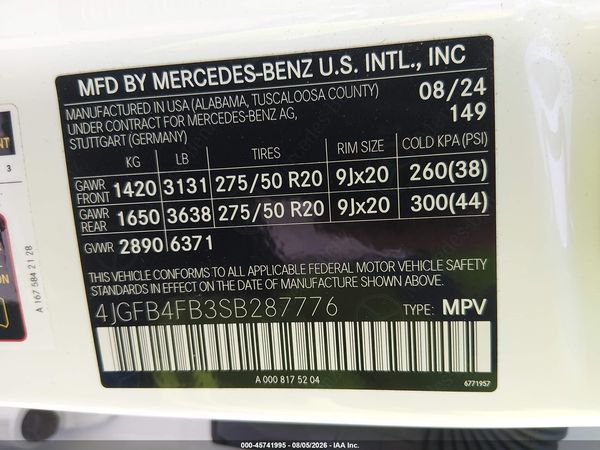 2025 MERCEDES-BENZ GLE 350 4MATIC
