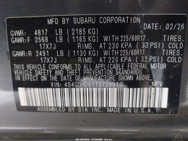2026 SUBARU CROSSTREK PREMIUM