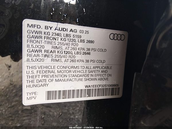 2025 AUDI Q3