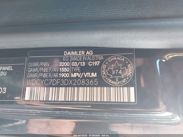 2013 MERCEDES-BENZ G 63 AMG 4MATIC
