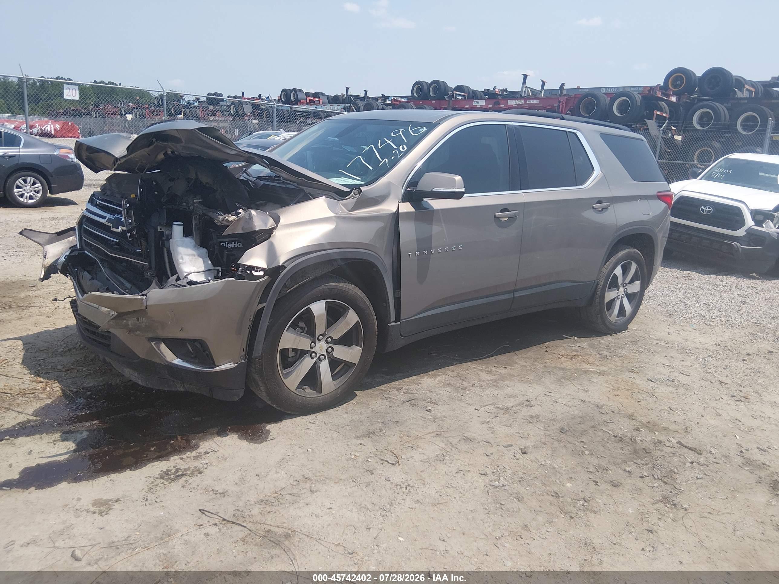 2019 CHEVROLET TRAVERSE 3LT — I2
