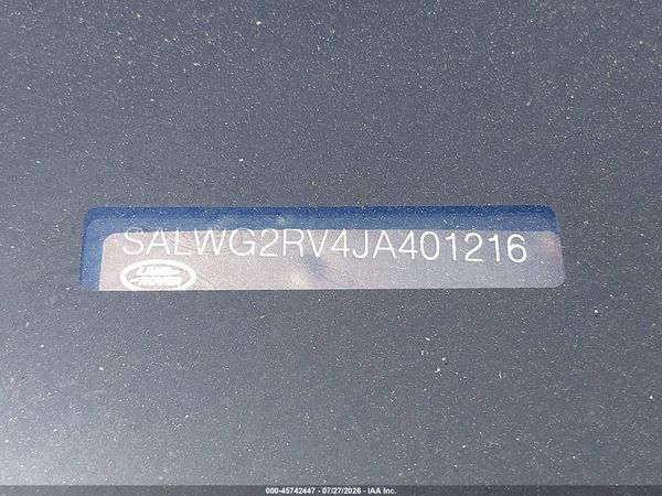 2018 LAND ROVER RANGE ROVER SPORT SE