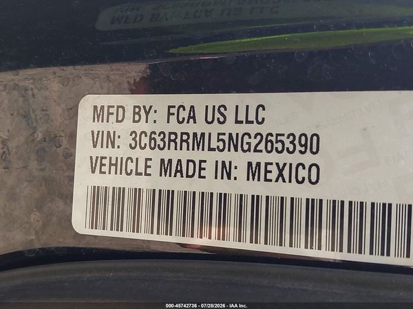 2022 RAM 3500 LARAMIE  4X4 6'4 BOX