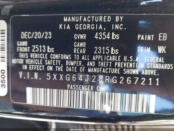 2024 KIA K5 GT-LINE