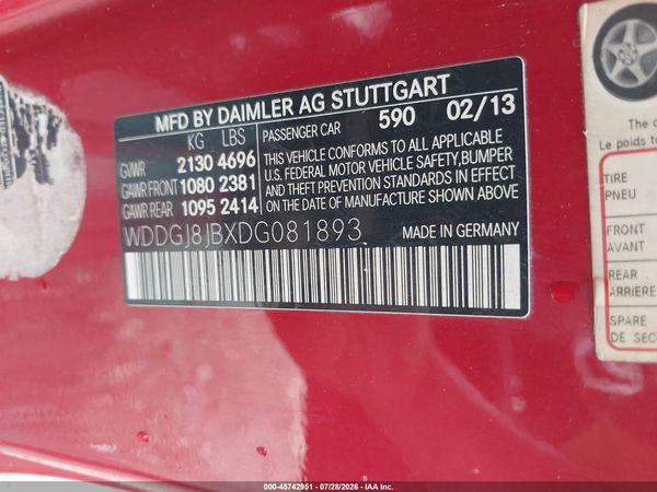 2013 MERCEDES-BENZ C 350 SPORT 4MATIC