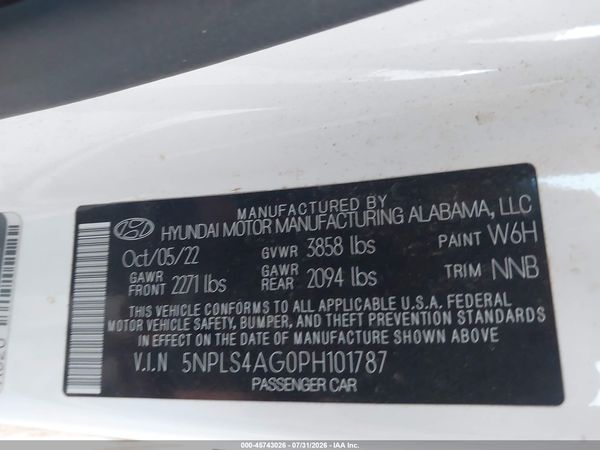 2023 HYUNDAI ELANTRA SEL