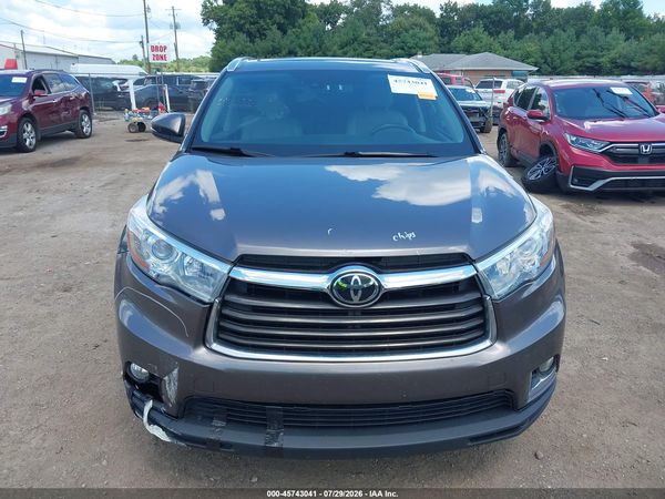 2016 TOYOTA HIGHLANDER LIMITED PLATINUM V6