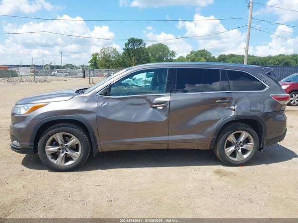 2016 TOYOTA HIGHLANDER LIMITED PLATINUM V6