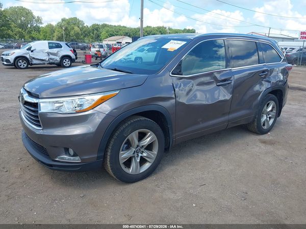 2016 TOYOTA HIGHLANDER LIMITED PLATINUM V6