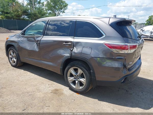 2016 TOYOTA HIGHLANDER LIMITED PLATINUM V6