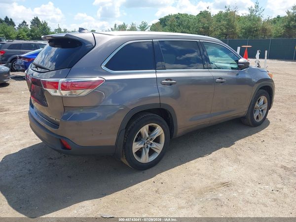 2016 TOYOTA HIGHLANDER LIMITED PLATINUM V6