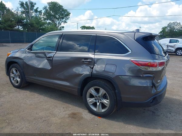 2016 TOYOTA HIGHLANDER LIMITED PLATINUM V6