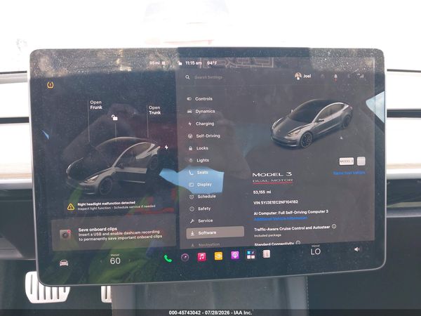 2022 TESLA MODEL 3
