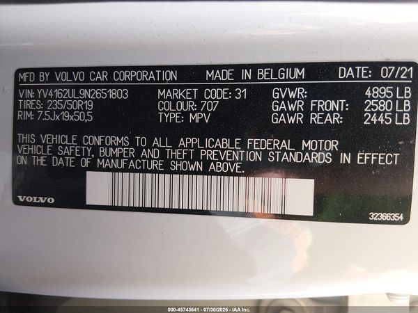 2022 VOLVO XC40 T5 INSCRIPTION