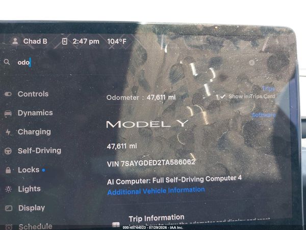 2026 TESLA MODEL Y