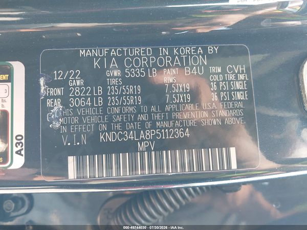 2023 KIA EV6 WIND