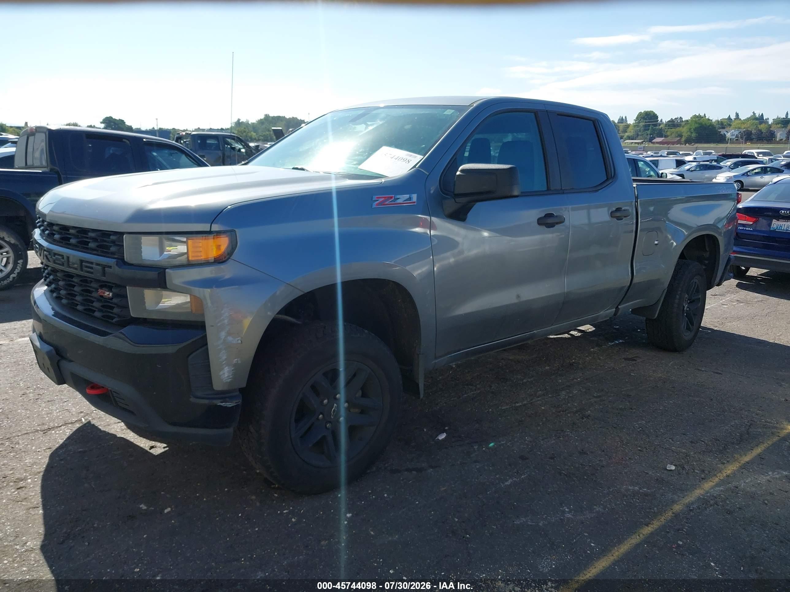 2019 CHEVROLET SILVERADO 1500 CUSTOM TRAIL BOSS — I2