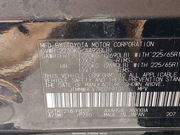 2024 TOYOTA RAV4 HYBRID LE