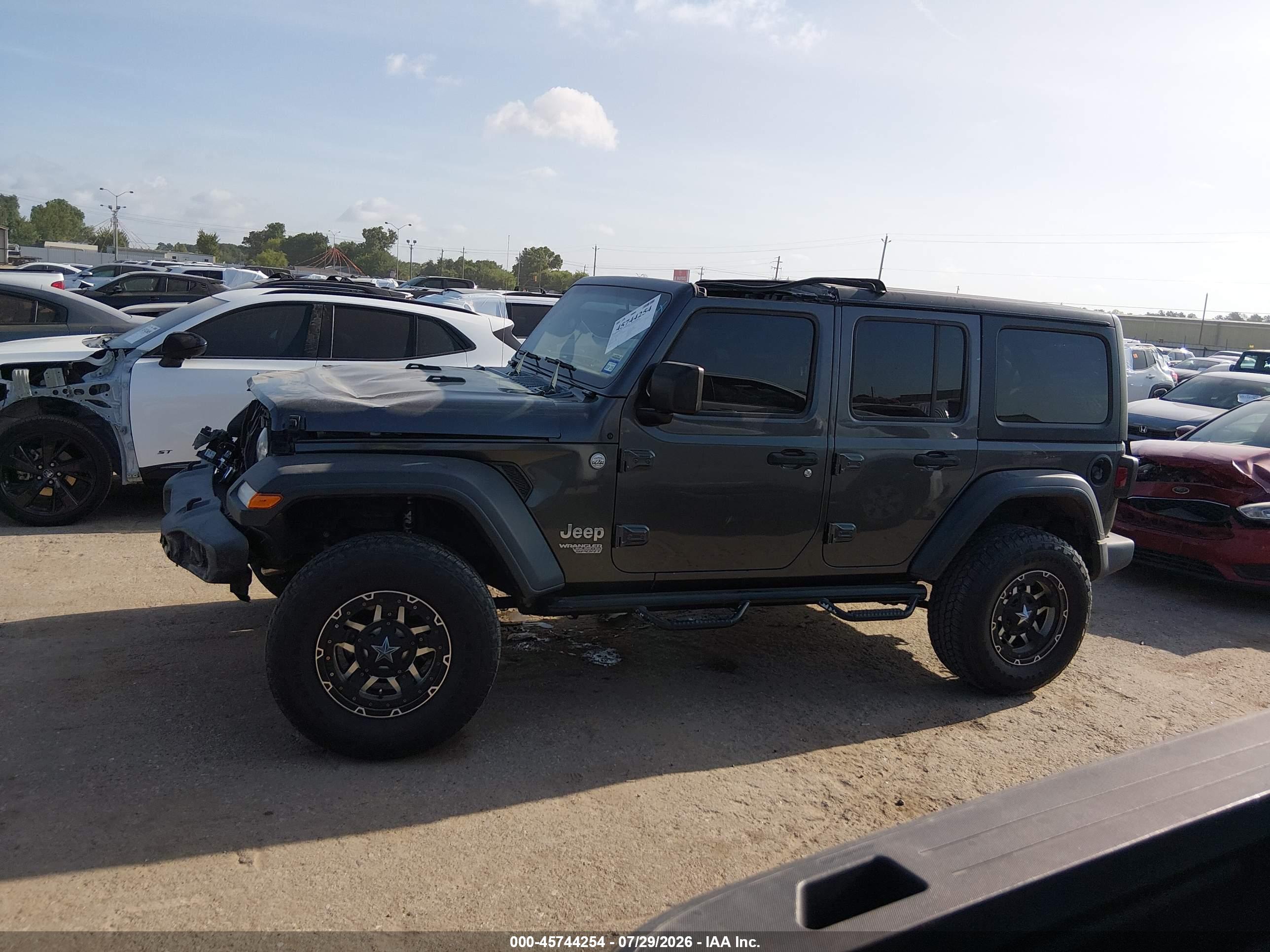 2018 JEEP WRANGLER UNLIMITED SPORT S 4X4