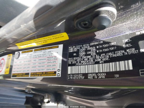 2019 TOYOTA 4RUNNER SR5 PREMIUM