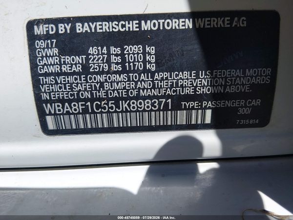 2018 BMW 328D XDRIVE