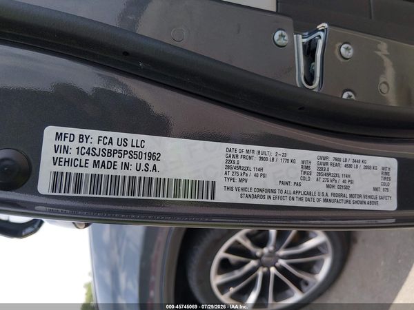 2023 JEEP WAGONEER L SERIES II 4X4
