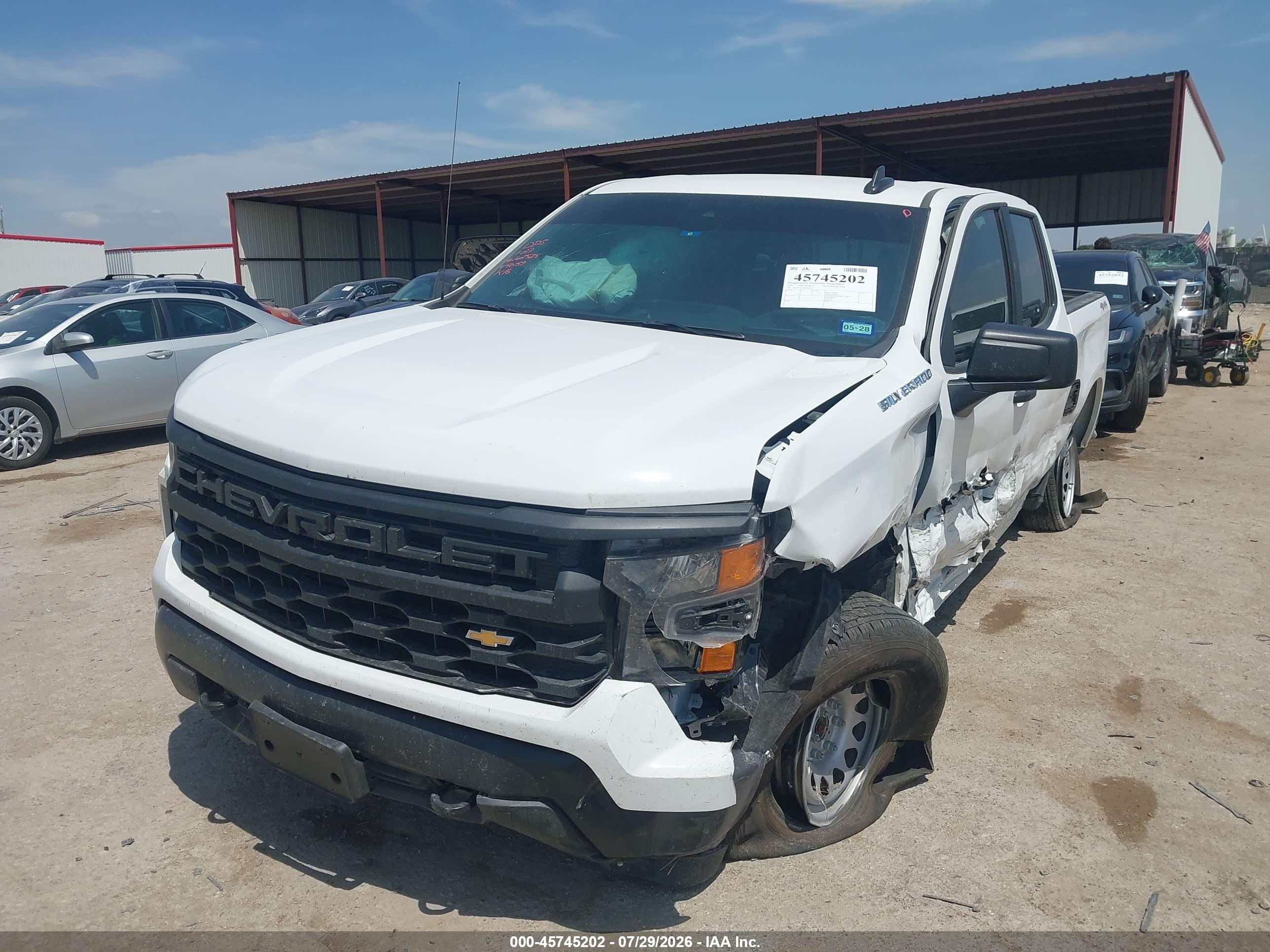2026 CHEVROLET SILVERADO 1500 4WD  SHORT BED WT — I2