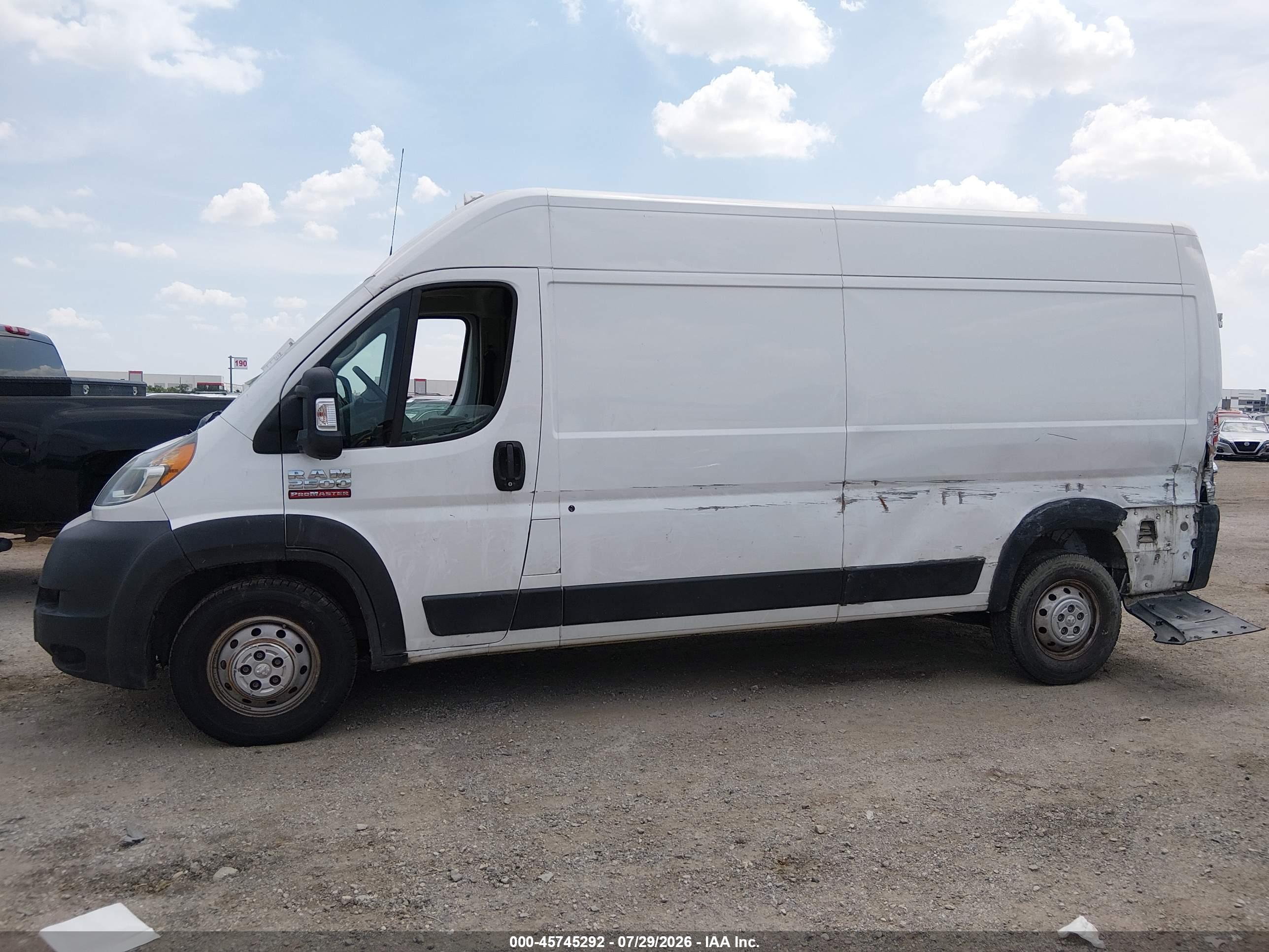 2019 RAM PROMASTER 2500 HIGH ROOF 159 WB