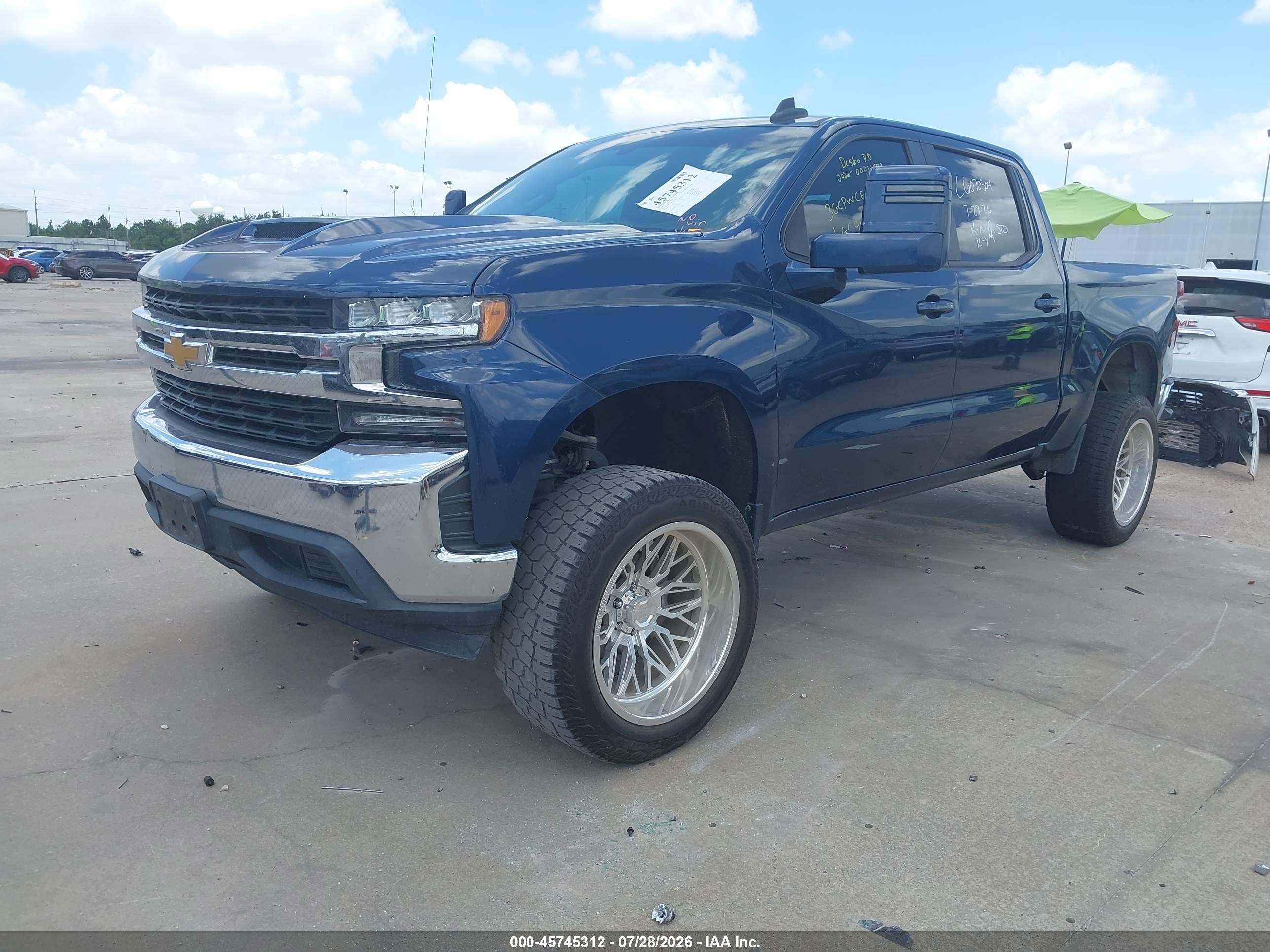 2020 CHEVROLET SILVERADO 1500 2WD  SHORT BED LT — I2