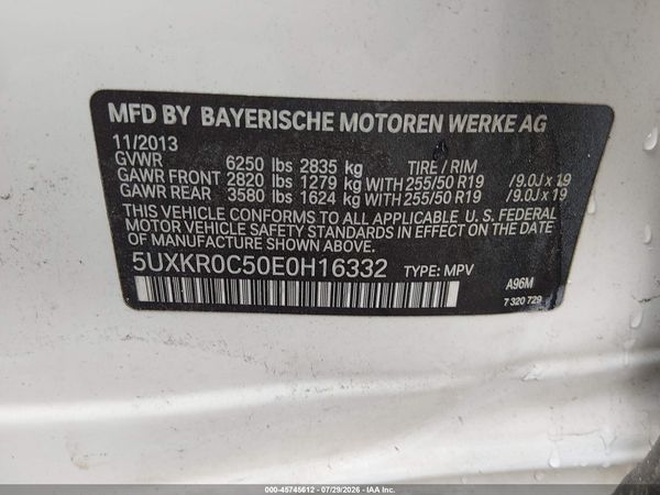 2014 BMW X5 XDRIVE35I