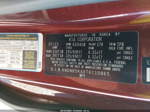 2026 KIA CARNIVAL MPV HYBRID LXS