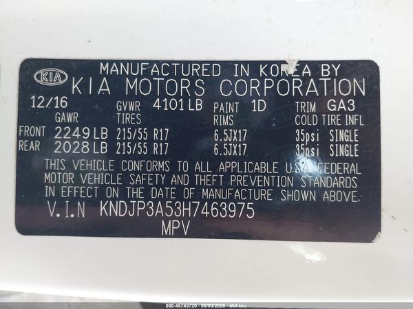 2017 KIA SOUL +