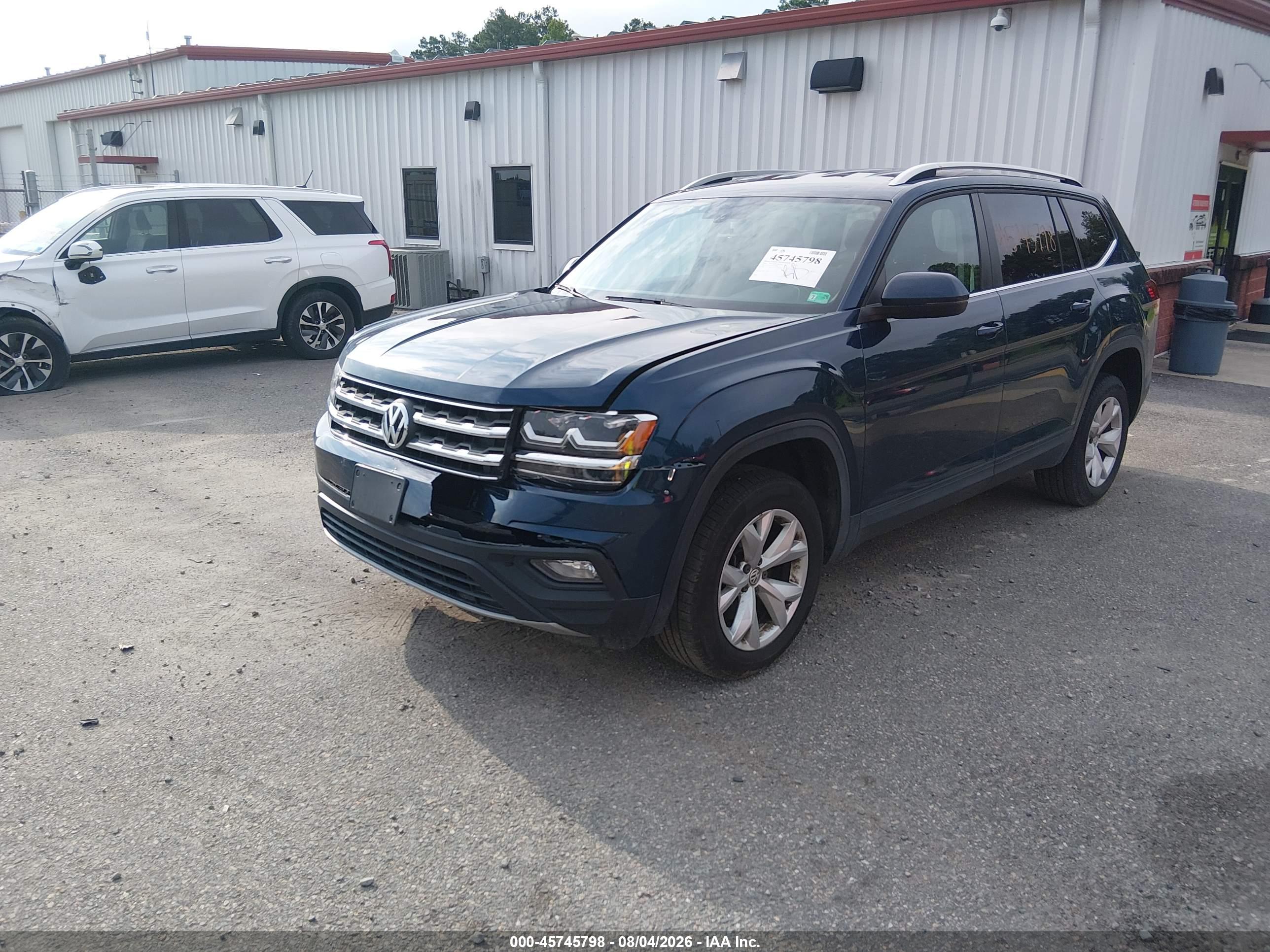 2018 VOLKSWAGEN ATLAS 3.6L V6 SE — I2