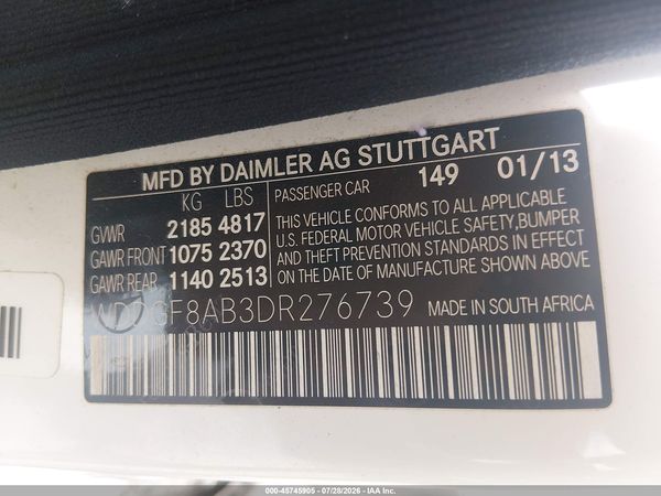 2013 MERCEDES-BENZ C 300 SPORT 4MATIC