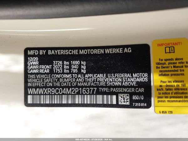 2021 MINI HARDTOP JOHN COOPER WORKS