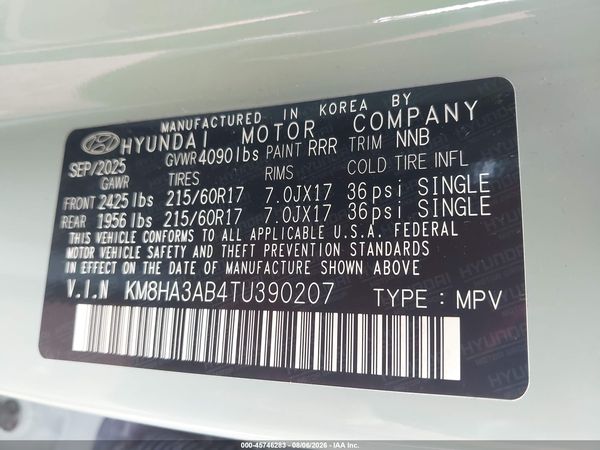 2026 HYUNDAI KONA SE