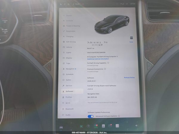 2018 TESLA MODEL S 100D/75D/P100D