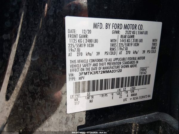 2021 FORD MUSTANG MACH-E PREMIUM