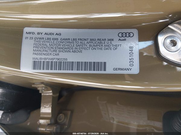 2023 AUDI RS E-TRON GT QUATTRO