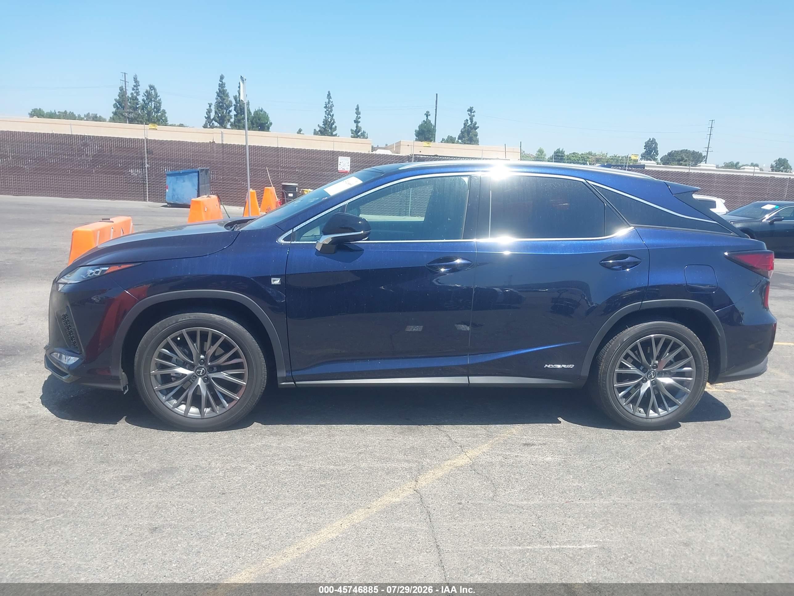 2022 LEXUS RX 450H F SPORT HANDLING