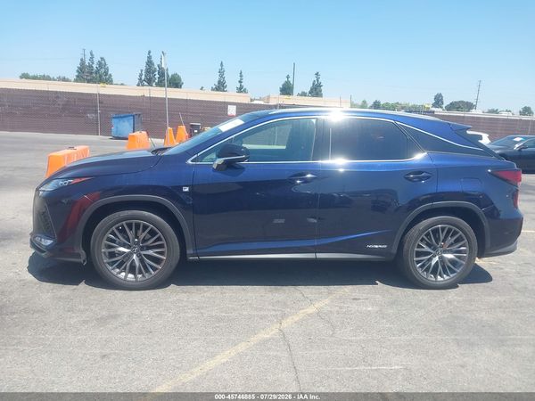2022 LEXUS RX 450H F SPORT HANDLING