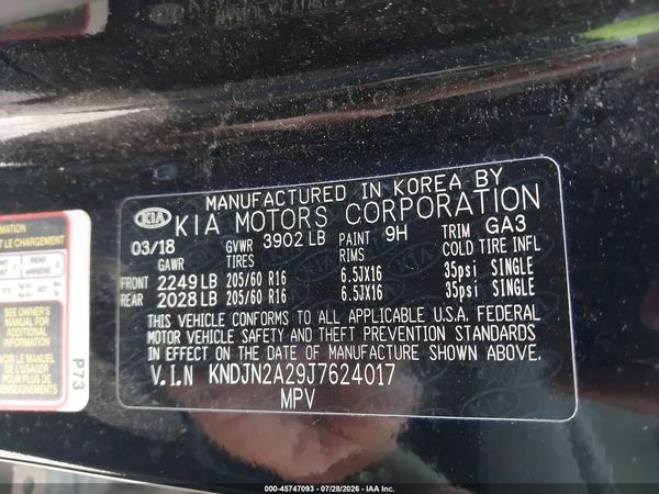 2018 KIA SOUL Base