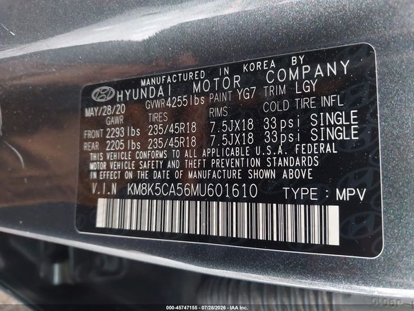 2021 HYUNDAI KONA ULTIMATE